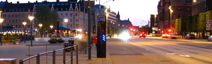 Cykelbarometer i Helsingborg.