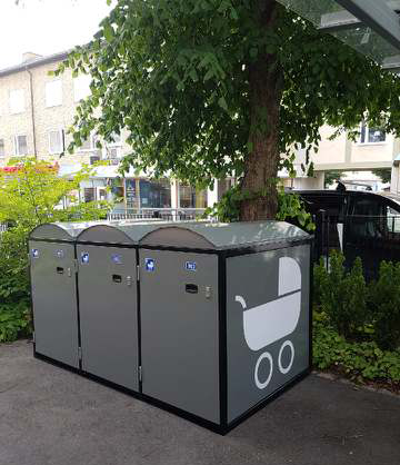 Bild:Aretus boxar för barnvagnar.