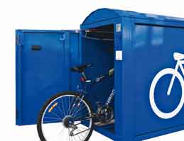 Cykelbox med el-list.